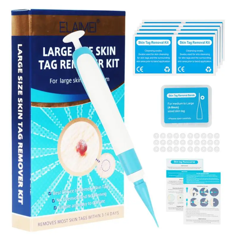 

2-in-1 Auto Skin Tag Remover Painless Mole Wart Remover Skin Tag Removal Pen Wart Dot Corn Treatments Facial Beauty Tool