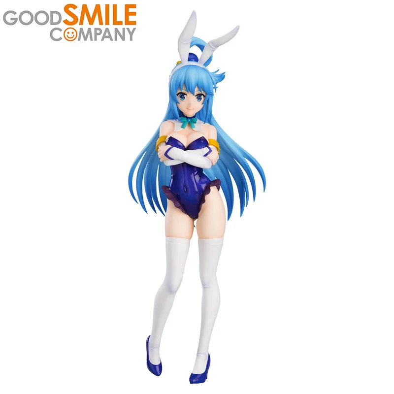 

Хорошая улыбка ГСК выдвижной парад KonoSuba Aqua Bunny Ver. Полноразмерная фигурка аниме Модели, коллекционные игрушки в подарок