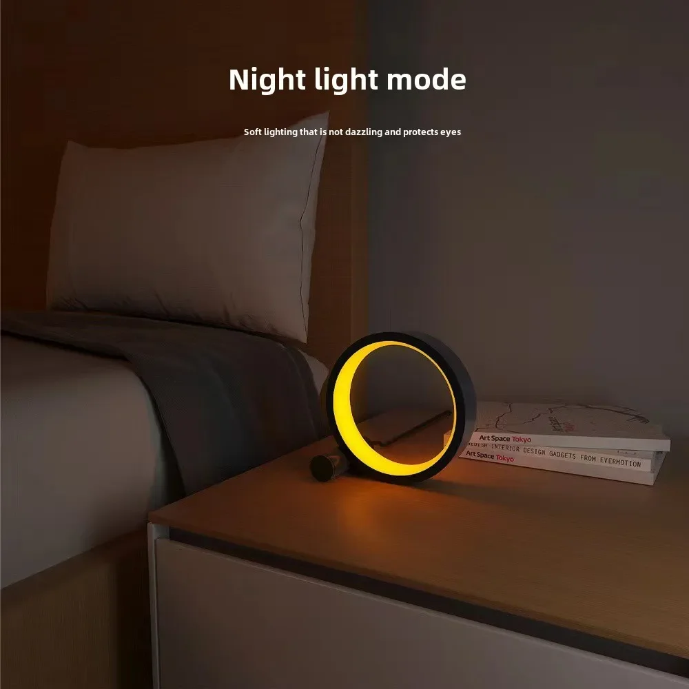Умный RGB красочный настольный атмосферный светильник Bluetooth приложение DIY дисплей