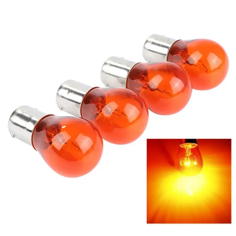 

Amber Large Bulb Universal Superbright Tail Light Durable Bayonet Base Lamp 21w Turn Signal Light 1156 Py21w Ba15s