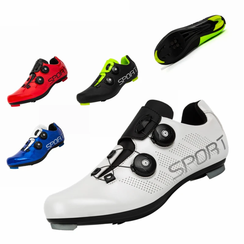 

Men Women Self Lock Road Cycling Training Shoes Breathable BOA Bike Sneakers Professional SPD Bicycle Riding Racing Shoes 38-47