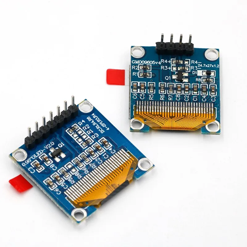 Последовательный белый модуль дисплея oled IIC 128X64 I2C SSD1306 0 96 плата с ЖК-экраном GND VDD