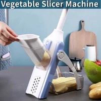 vegetable slicer machine multifunctional safe kitchen slicing fruit salad stainless steel three in one grater kitchen tools