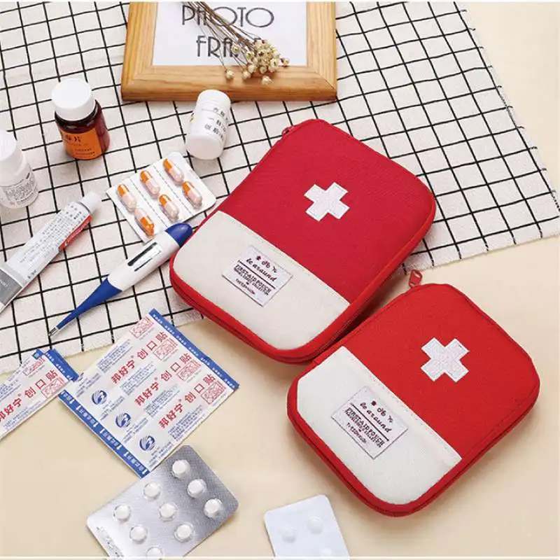 

Mini Medical Bag Travel Outdoor First Aid Kit Pouch Case Emergency Pill Box