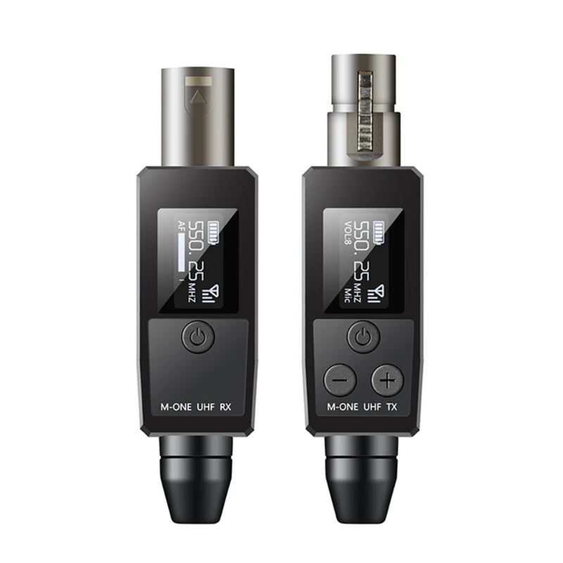 

UHF Wireless Microphone System Adapter for Musicians,Singers and Public Speaker High Performance Lightweight Adapter B36A