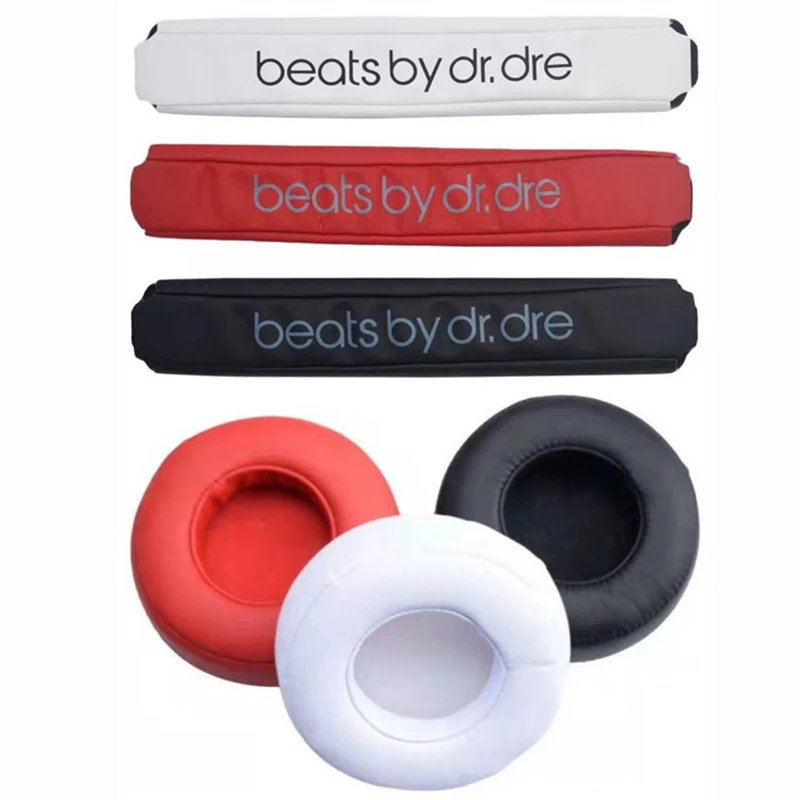 

A Set Replacement Headband Pad for Pro DETOX Cover Sponge Earpads Cushion for Beats By Dr. Dre Pro DETOX Ear Pads Repair Parts