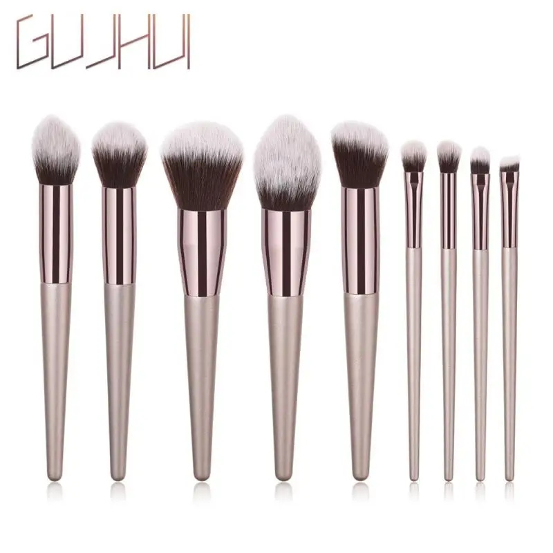 

1 Pcs Makeup Brushe Beauty Tool Champagne Gold Foundation Brush Eyeshadow Eye Eyeliner Brush Cosmetics Tools Brushes