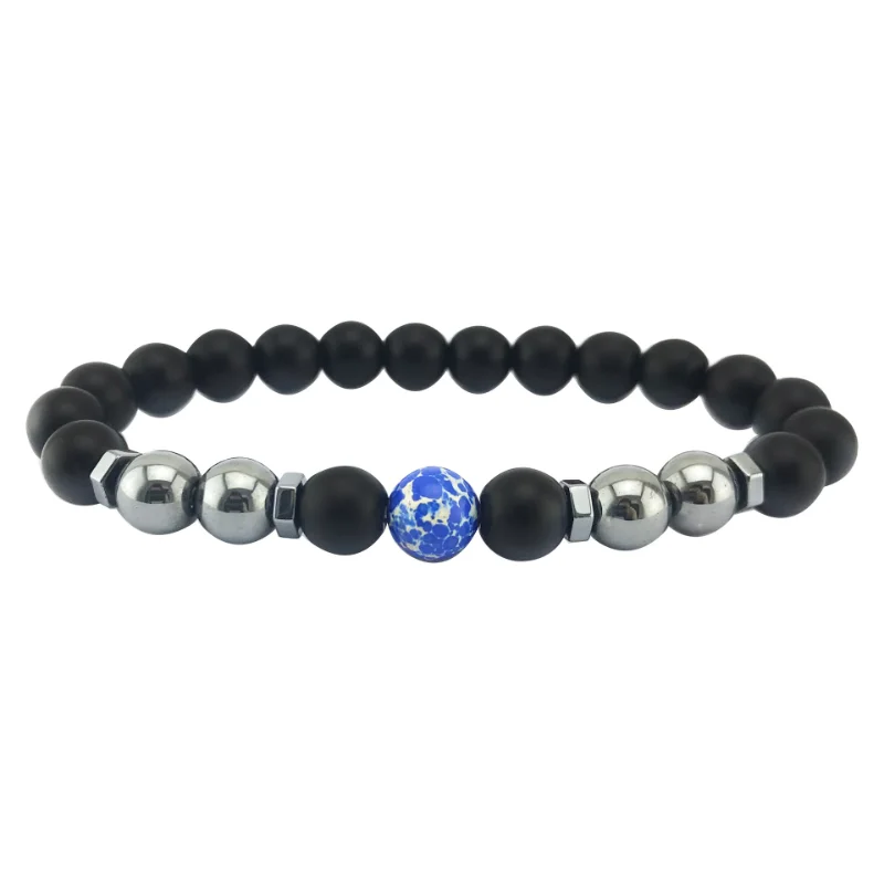 

Natural Stone Bracelet Tiger Eye Bracelets For Men Women Citrines Agates Strand Bead Bangles Meditation Jewelry couple bracelet