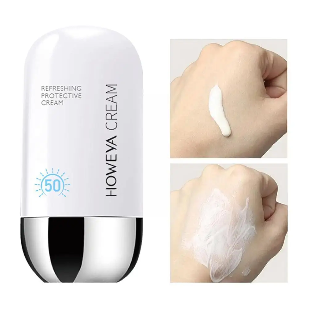 

Sunscreen Cream Brightening Skin Concealer Isolation Face Non-greasy Moisturizing Body Sunscreen Non-greasy Whitening SPF50 I4E5