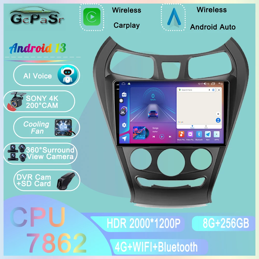 Авторадио для Hyundai Eon 2012-2019 Автомобильный радиоприемник Мультимедийный