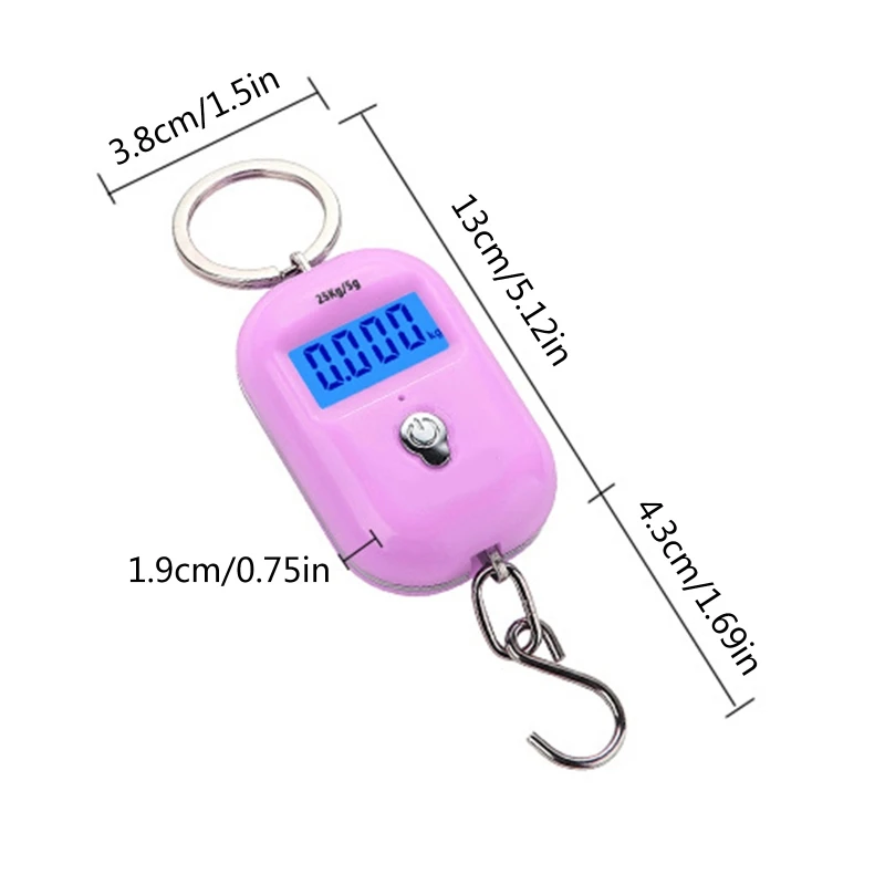 Цифровые подвесные весы, ручной мини-кран 25 кг, инженерный пластиковый материал с крючком, 4 цвета, для фермы, для улицы, E7CB