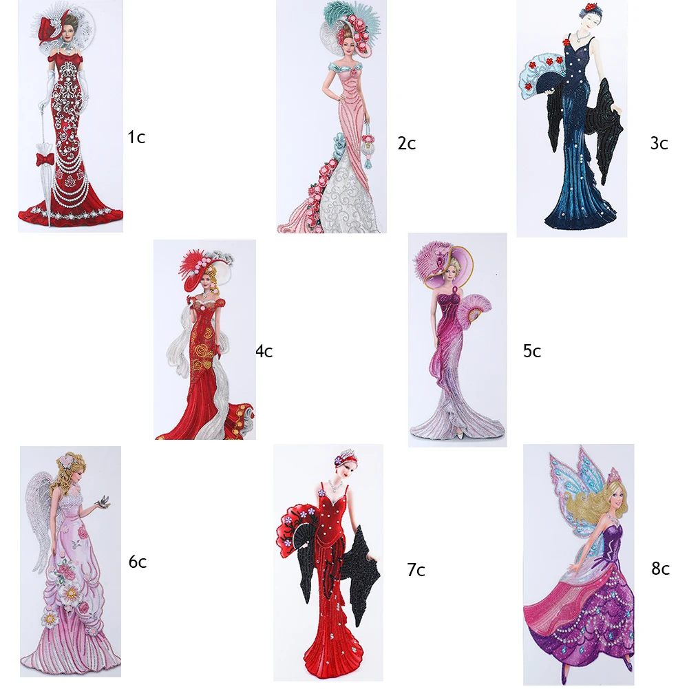 Элегантный женский набор для вышивания Сделай сам портретный узор алмазная