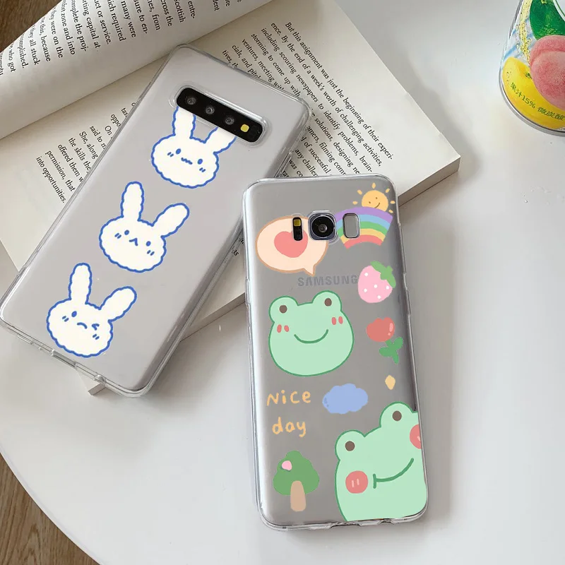 Чехол для телефона Love Rainbow Bear Samsung Galaxy A32 A52 A72 A71 S10 S20 S21 A21S Plus Ultra чехол с аниме |