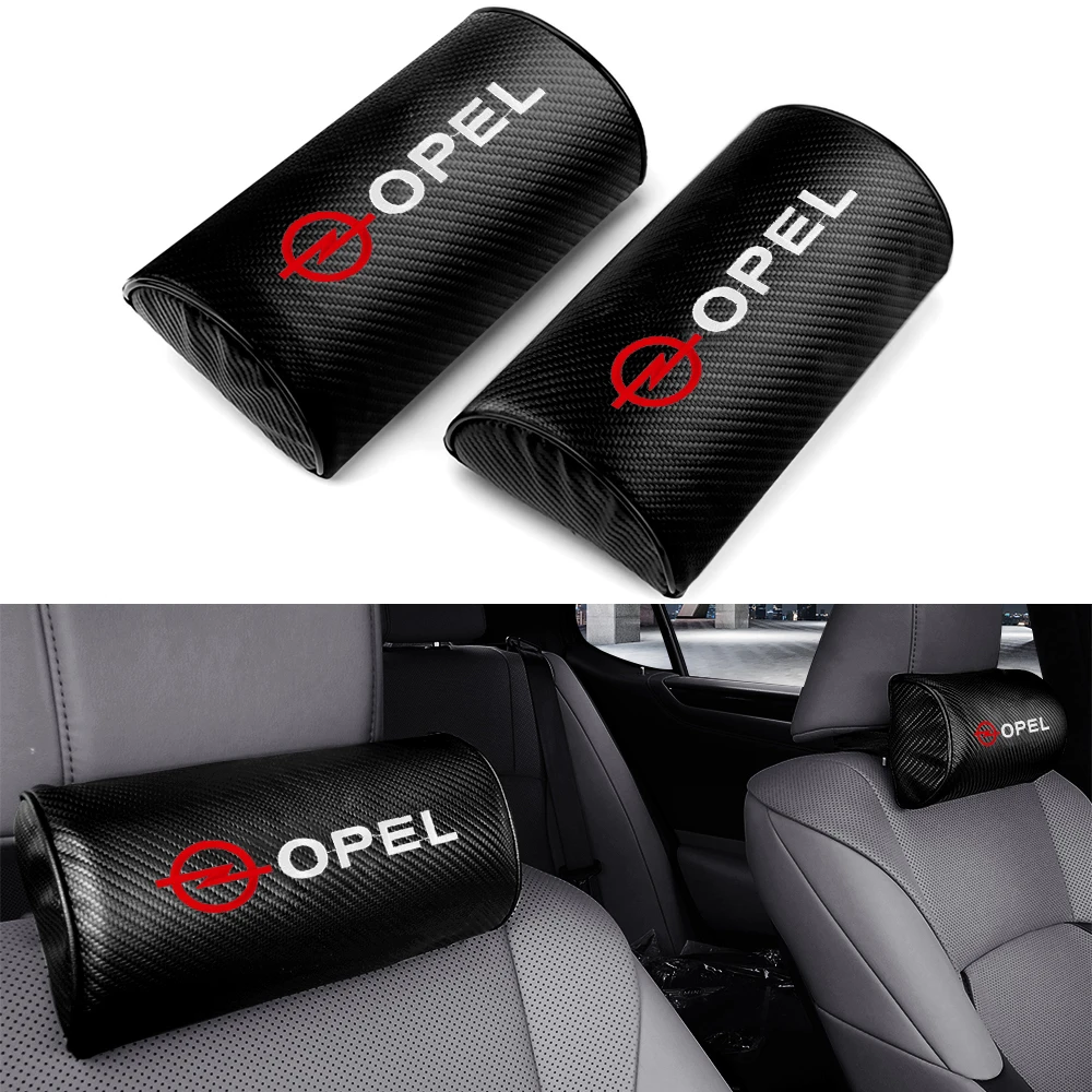 

1/2pcs Car Neck Rest Pillows 3D Memory Foam Seat Headrests Cushions For Opel Opc Astra J H G K Insignia Corsa D B E Mokka Vectra