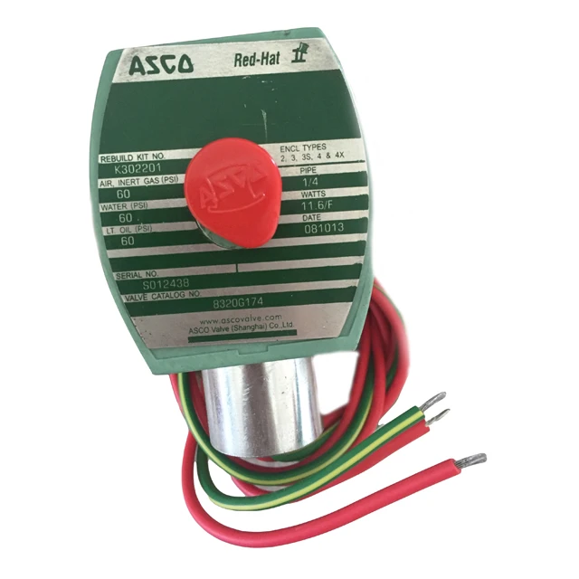 

ASCO pneumatic solenoid valve EF8320G174 220V 8320G186 220V Spot inventory