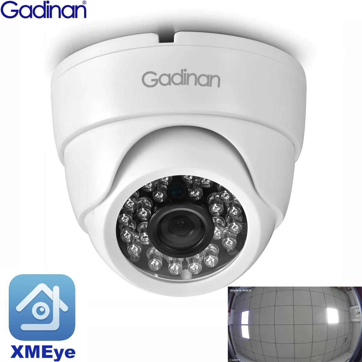 

Gadinan IP-камера "рыбий глаз" 8Мп