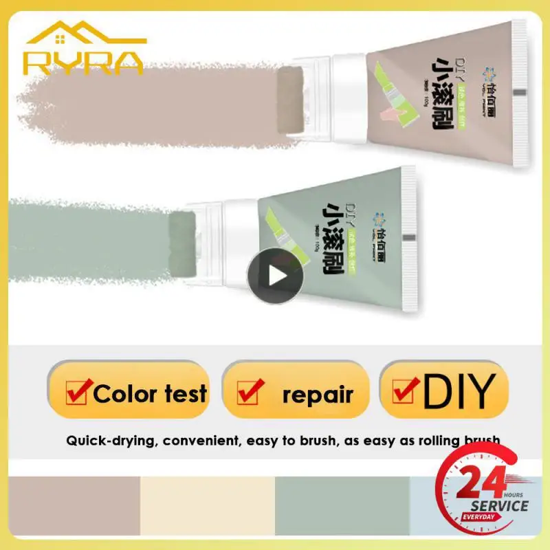 

Waterproof And Mildew-proof Repair Paint Wall Small Roller Brush Repair Paste White Roller Latex Repair Paste Cracks Wall Repair