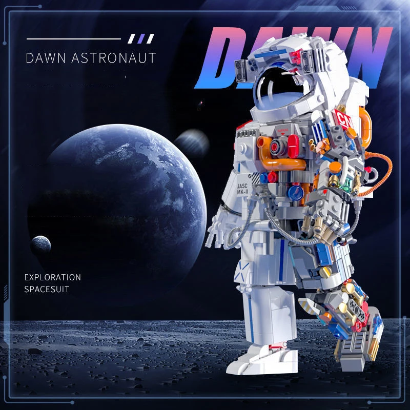 

New Creative Ideas Aviation Series Astronaut Rocket Model Buliding Block Boys Brick Toys Gifts For Chilren