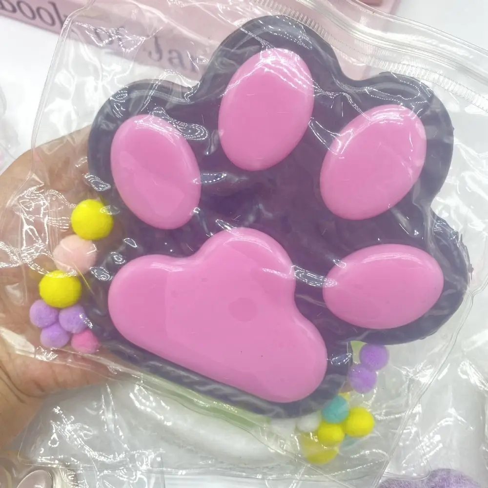 Креативная милая игрушка ручной работы Taba Wet Big Cat Paw силиконовая для сжатия