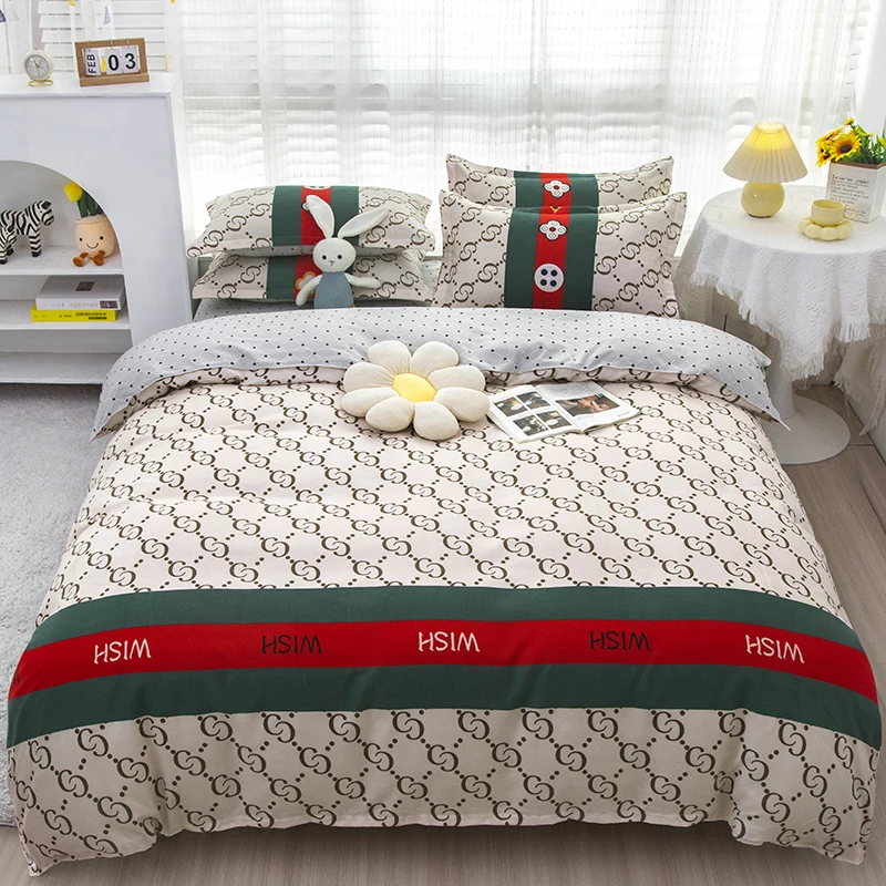 

Bedding Sets Home Textiles Nordic Kids Girls Duvet Cover Set Quilt Cover Bed sheet Pillowcase Sets Full King Single Queen Size