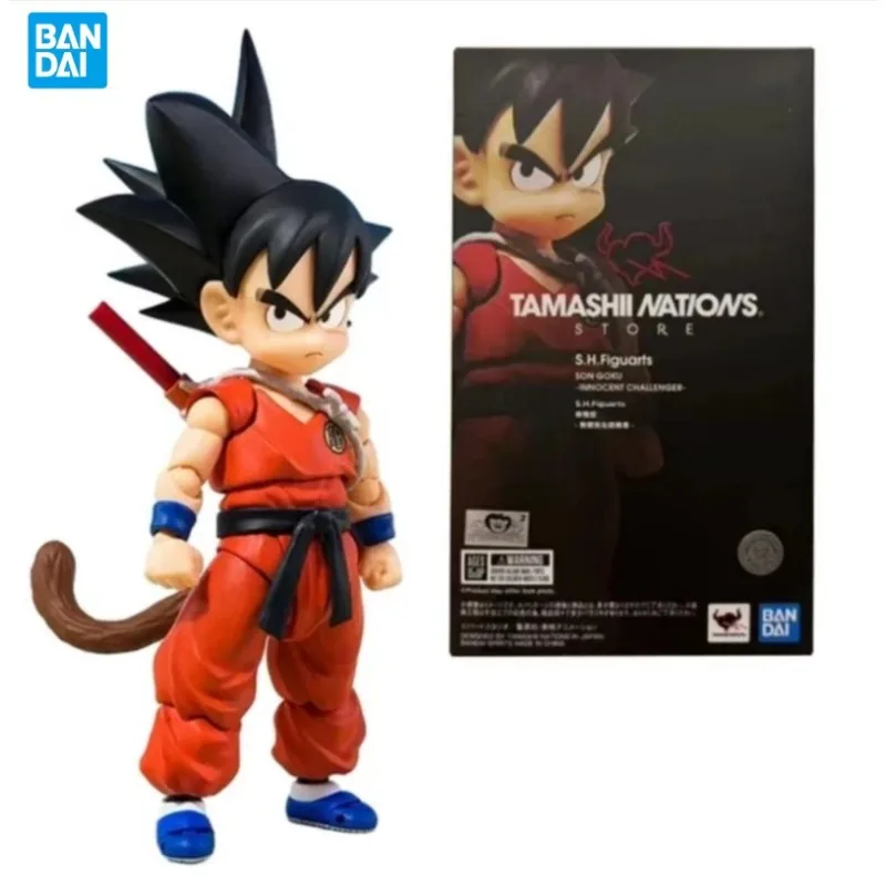 Оригинальные фигурки героев мультфильма Bandai Dragon Ball S.H. Фигурс Сон Гоку аниме
