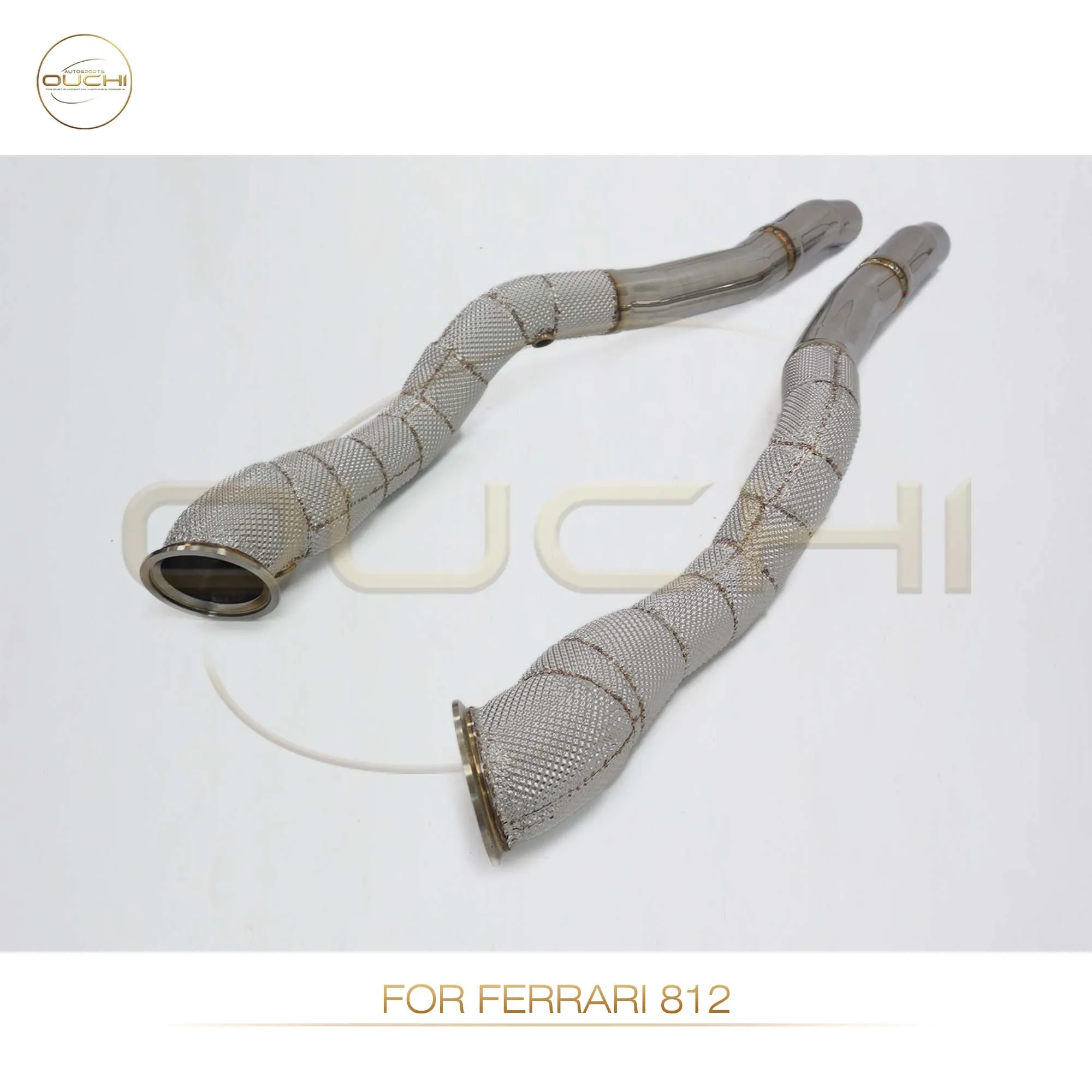 Выхлопная система OUCHI выхлопная труба из нержавеющей стали для Ferrari 812 с тепловым