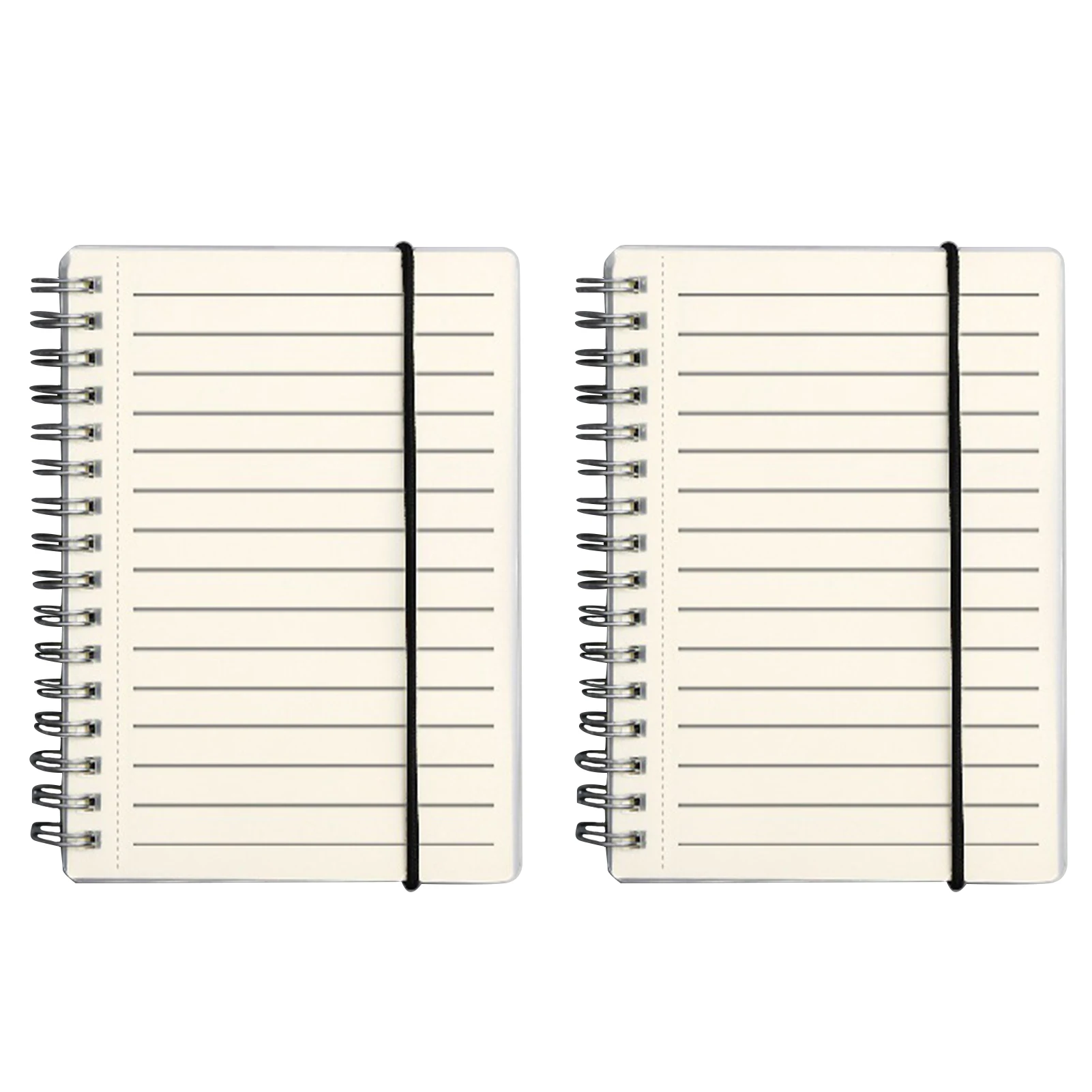 

2pcs Art Drawing Wide Ruled Home Double Coil Spiral Notebook Paper Student Simple School Supplies Diary Stationery Accessories