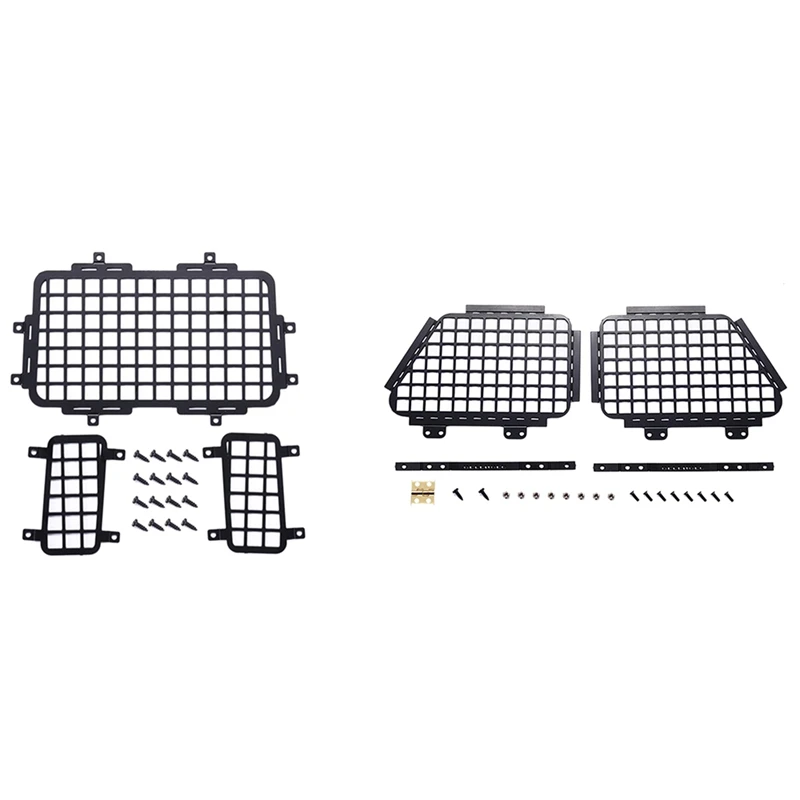 

Защитная сетка для заднего стекла стереоскопическая сетка с защитной сеткой для окон, для MN D90 D99S MN99S 1/12 RC Car