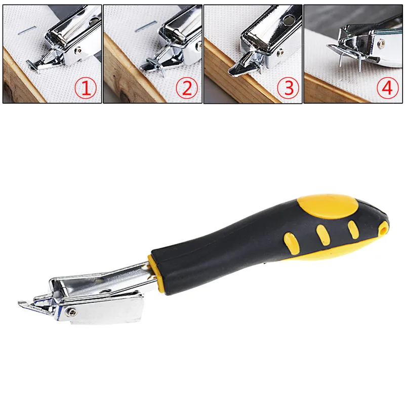 

Durable Nail Puller Upholstery Staple Remover with Rubber Handle Multi Lifting Mechanism Leverage Nailers Removing Hand Tools