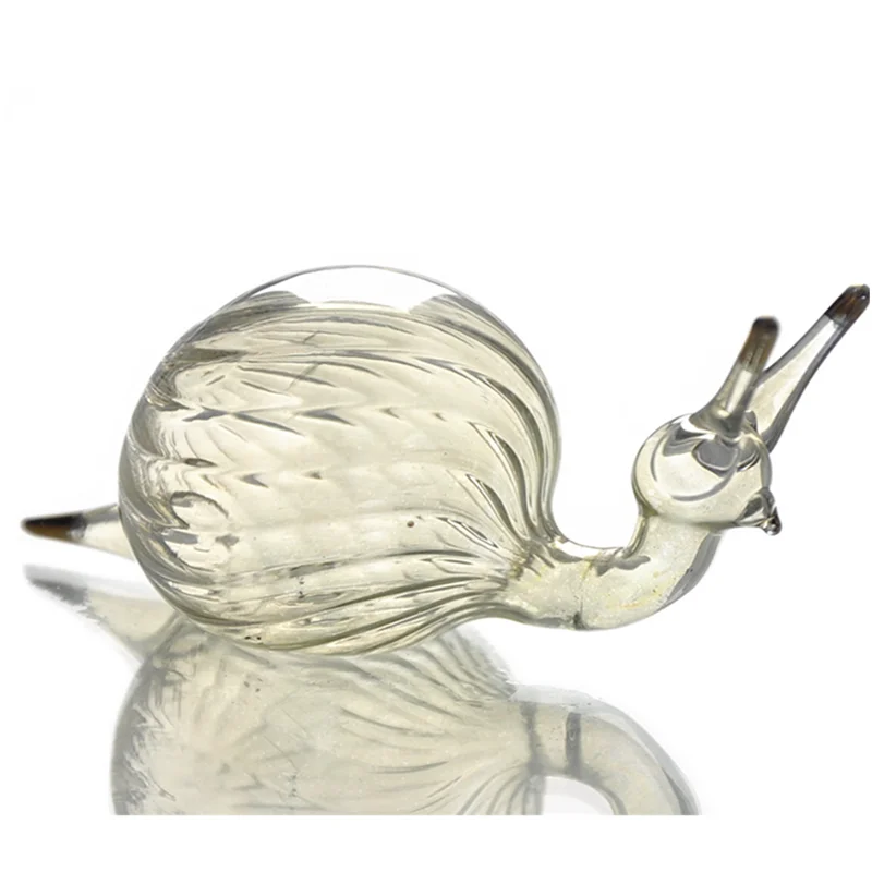 

Glass Pet Small Snail Crafts Ornaments Lovely Auspicious Birthday Gifts