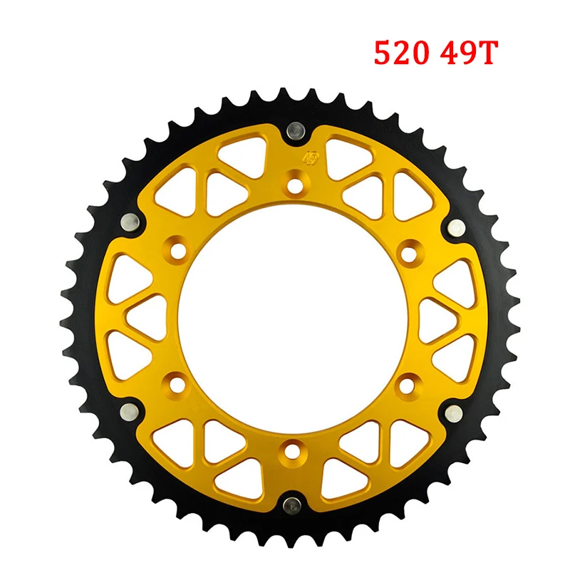 

AHL Задняя звездочка для мотоцикла 45T 46T 47T 48T 49T 51T 52T для SUZUKI DRZ400 DRZ400E DRZ400S DRZ400SM RMX450 RMZ450 RMZ250 TS200