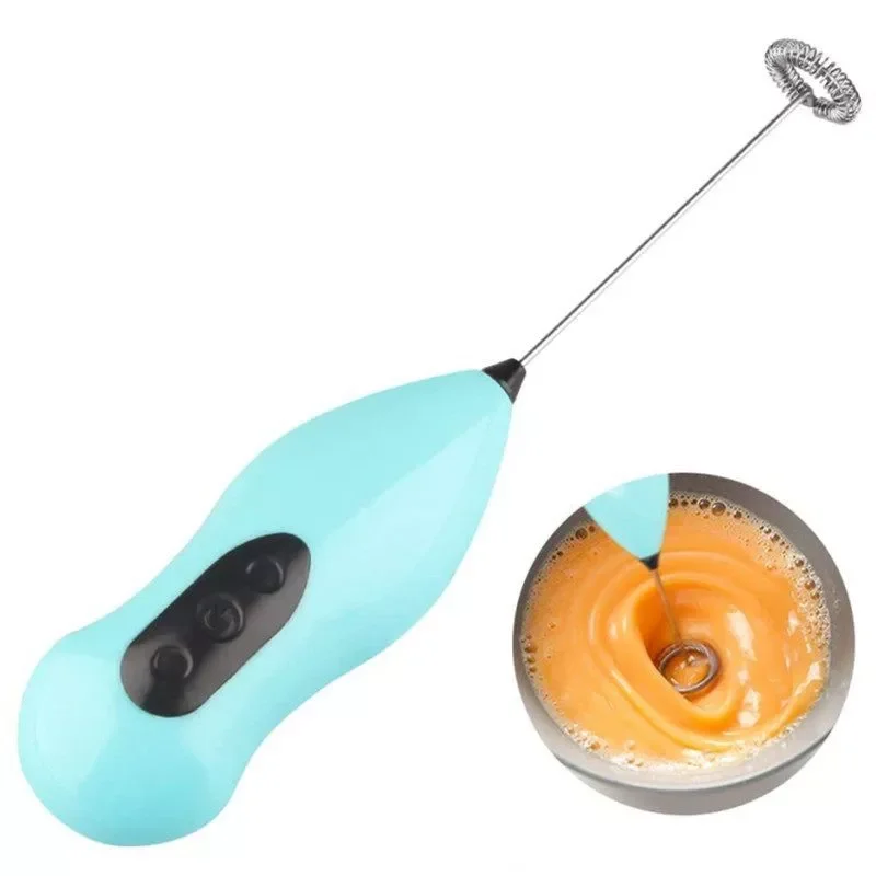

Electric Whisk Handheld Drink Coffee Milk Mixer Mini Steam-Free Stainless Steel Instantly Clean Milk Frother For Latte Matcha