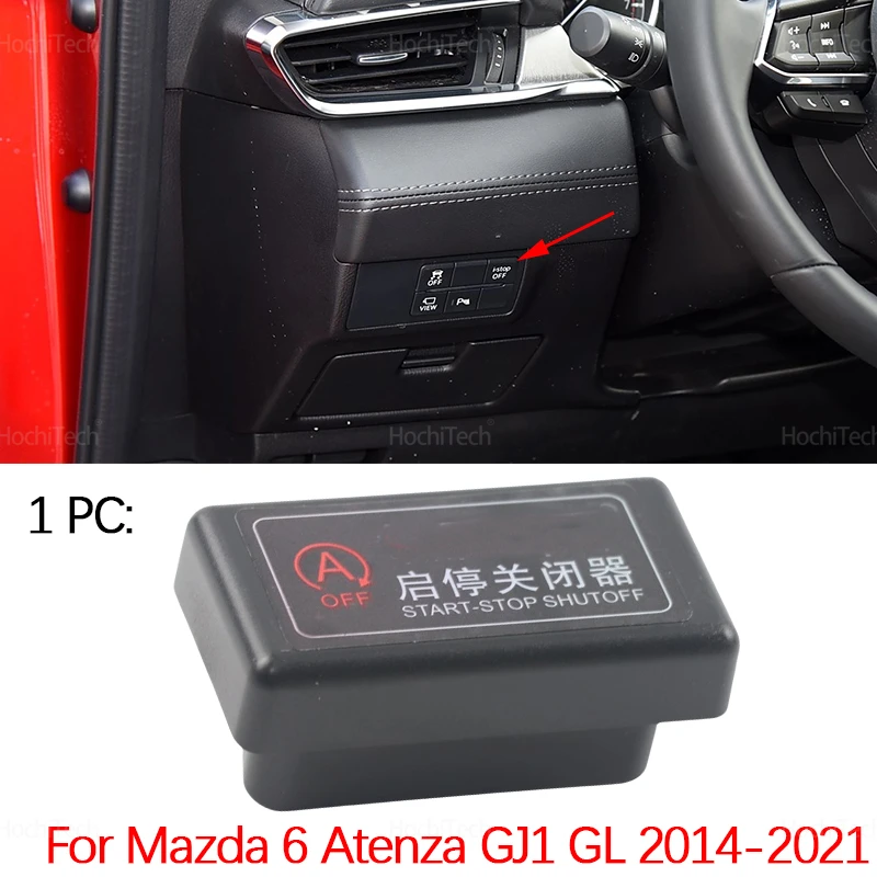 

Для Mazda 6 Mazda6 Atenza GJ1 GL 2014-2021 Автомобильная система автоматического остановки запуска двигателя, датчик управления отключением устройства, заглушка, остановка