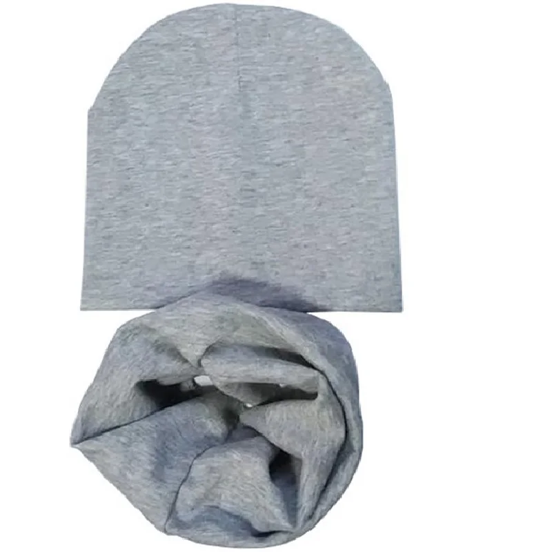 New Baby hat scarf set kids girl hats Boy Cap Spring Autumn Winter Child Collar infant caps | Детская одежда и обувь
