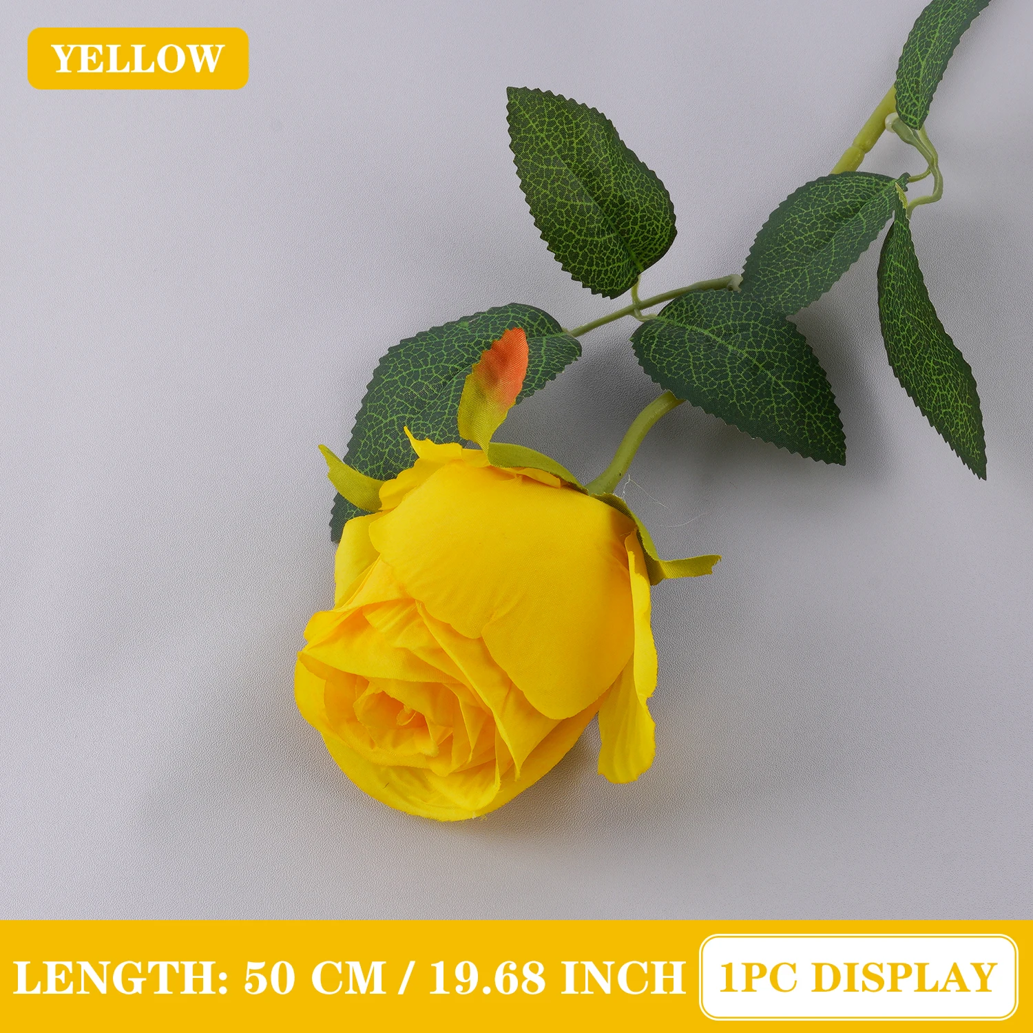 Искусственные розы Uflower шелковые 50 см