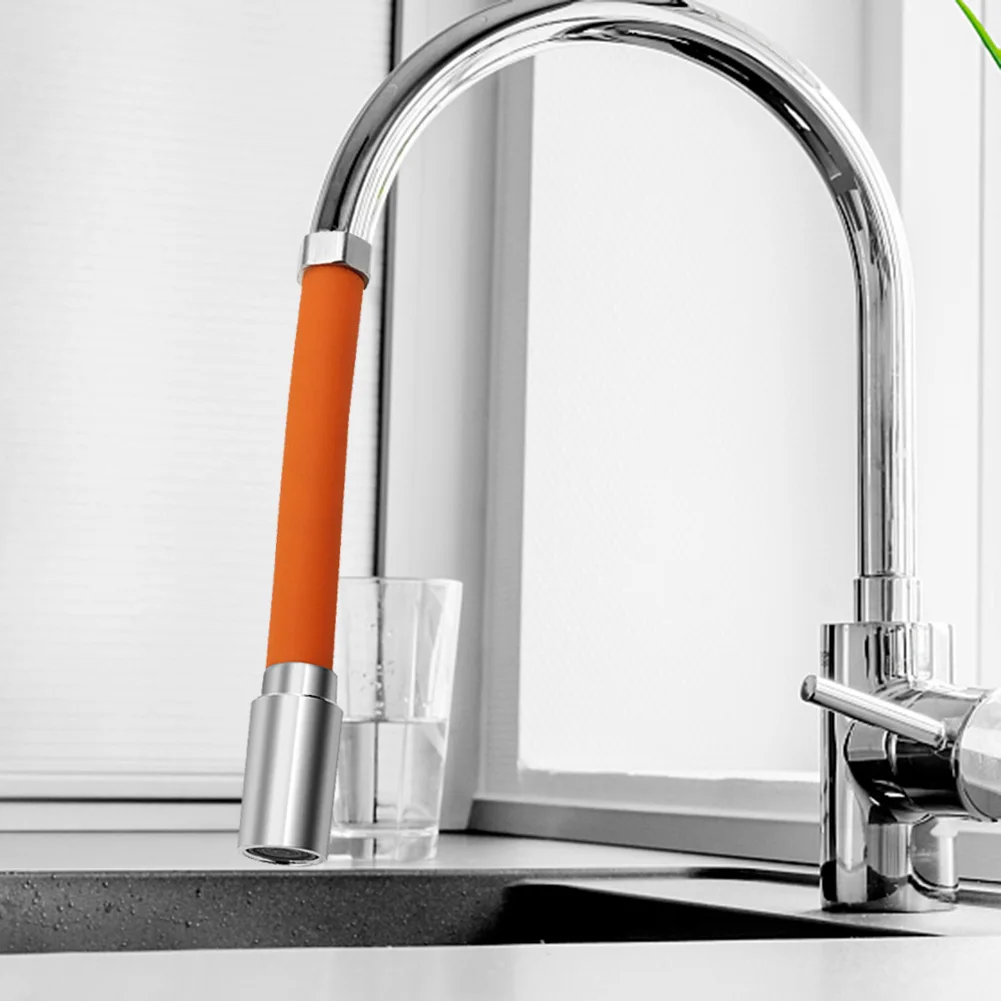 

Universal Faucet Spout Pipe Anti-splash Water Tap Extension Hose Stainless Steel Durable Corrosion-Resistant for Kitchen Gadgets