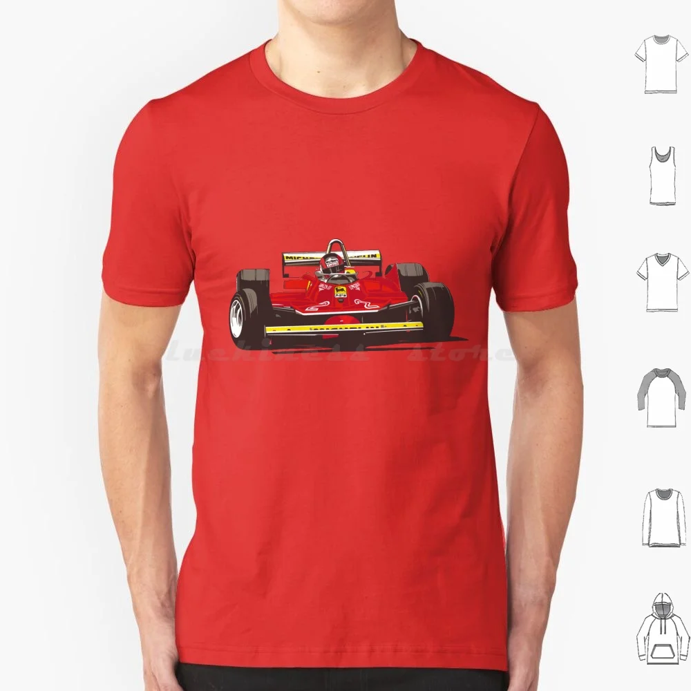 

Gilles Villeneuve Car T Shirt Men Women Kids 6Xl Villeneuve Grand Prix Racing Car Canadian Race Cars Racecars Canada Gilles