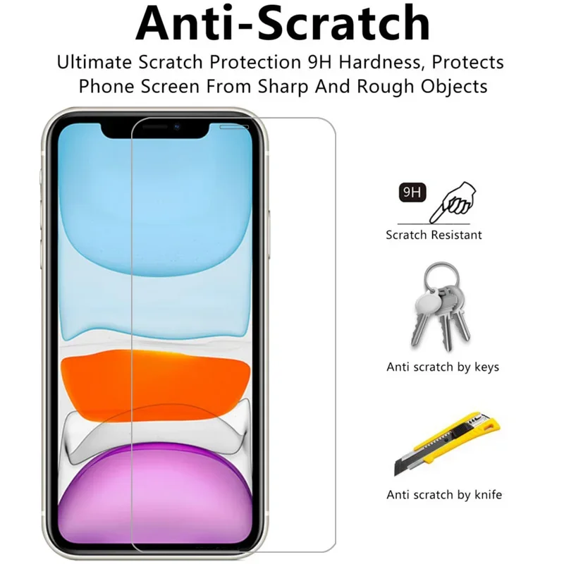 Защитный экран из закаленного стекла для iphone 11 чехол защитный