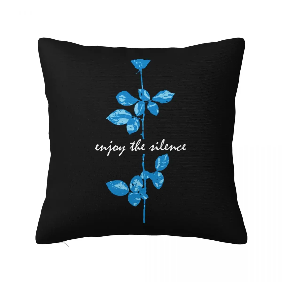 

Enjoy The Silence Blue Depeche Cool Mode Pillowcase Soft Polyester Cushion Cover Decorations Pillow Case Cover Home Zipper