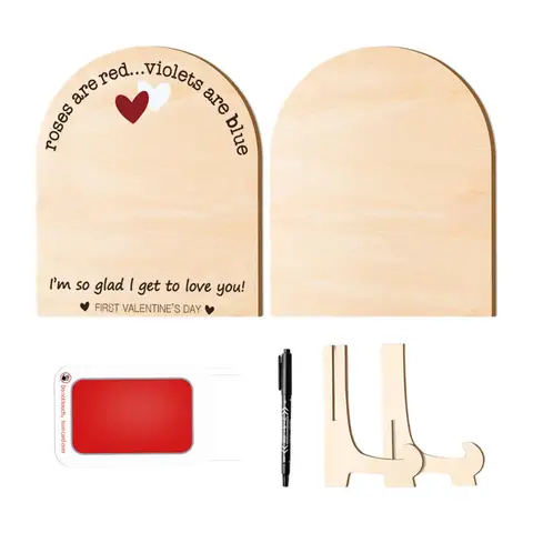 Деревянная табличка Footprint Art Sign Craft