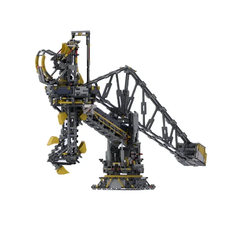 MOC-84634 Электрическая разгрузочная машина в сборе модель строительного блока • 3518