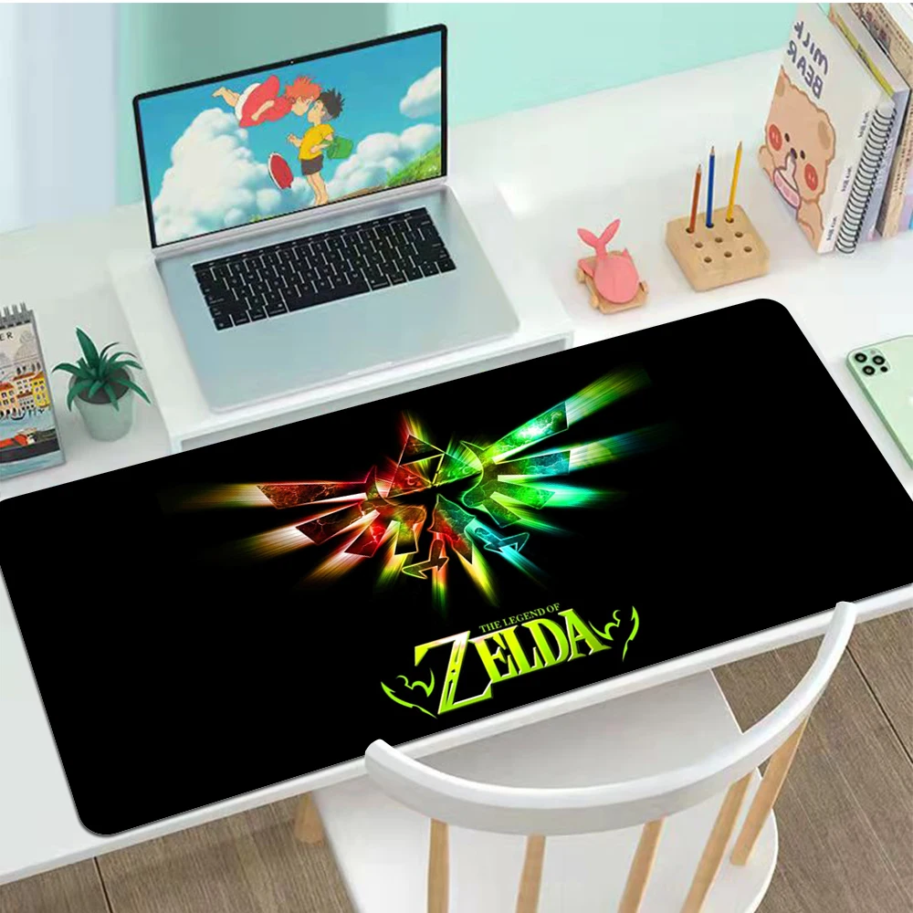 

Zelda Mouse Pad Anime Mousepad Gamer XXL 90x30 Non-slip Mause Pad Keyboard Desk Mat Kawaii Mausepad Laptop Pad CS GO Mouse Mat