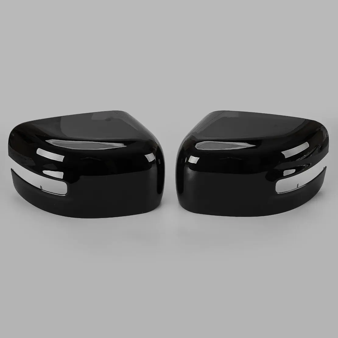 

1 пара накладок на переднее боковое зеркало заднего вида, подходит для Jeep Renegade BU 2015 2016 2017 2018 2019-2022, глянцевый черный пластик