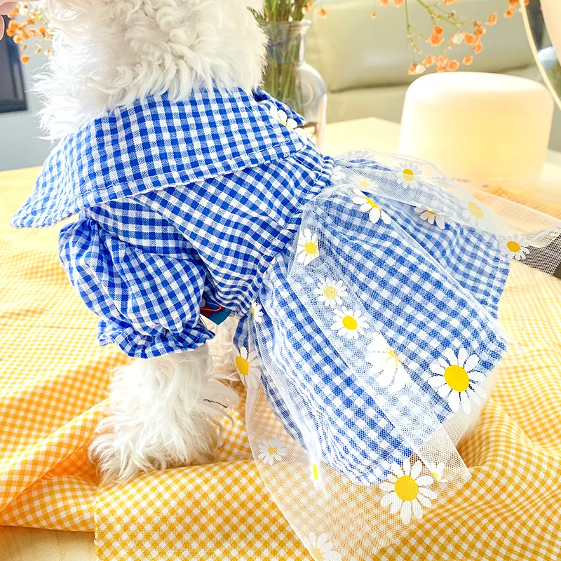 

Юбка для собаки, кошки, красивая одежда принцессы на весну и лето, вечерние товары для домашних животных на свадьбу