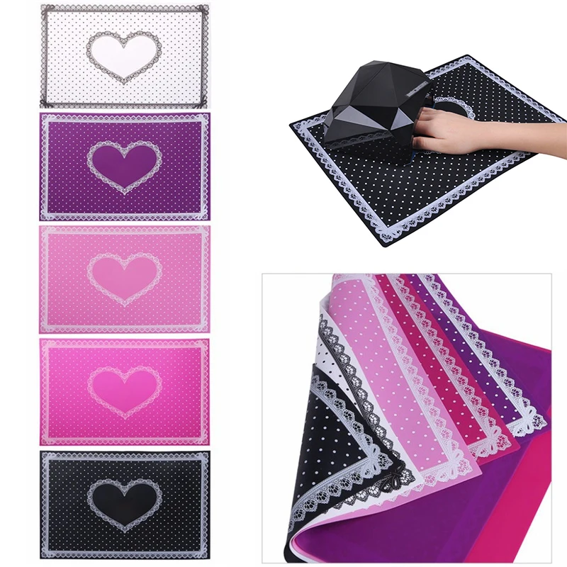 

Nail Salon Silicone Pillow with Lace Cushion Pillow Hand Holder Nail Art Desk Mat Hand Pillow Cushion Photo Background Nail Tool