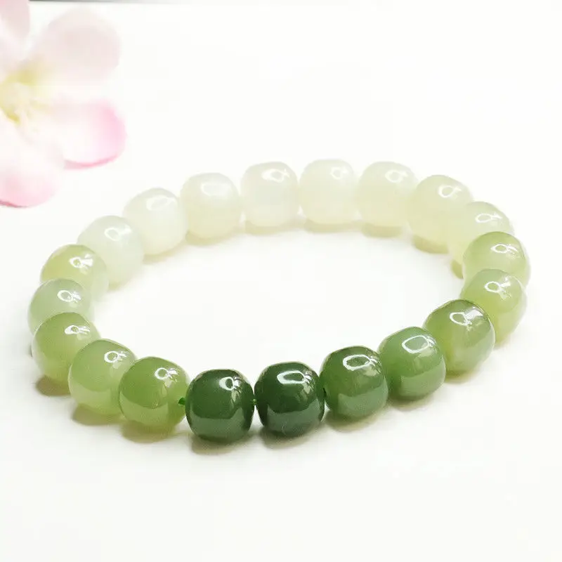 

Mai Chuang/ Hand Carved/ Natural Hetian Jade Bracelets Fashion Boutique Jewelry Accessories Men And Women Couples Bangles Gifts