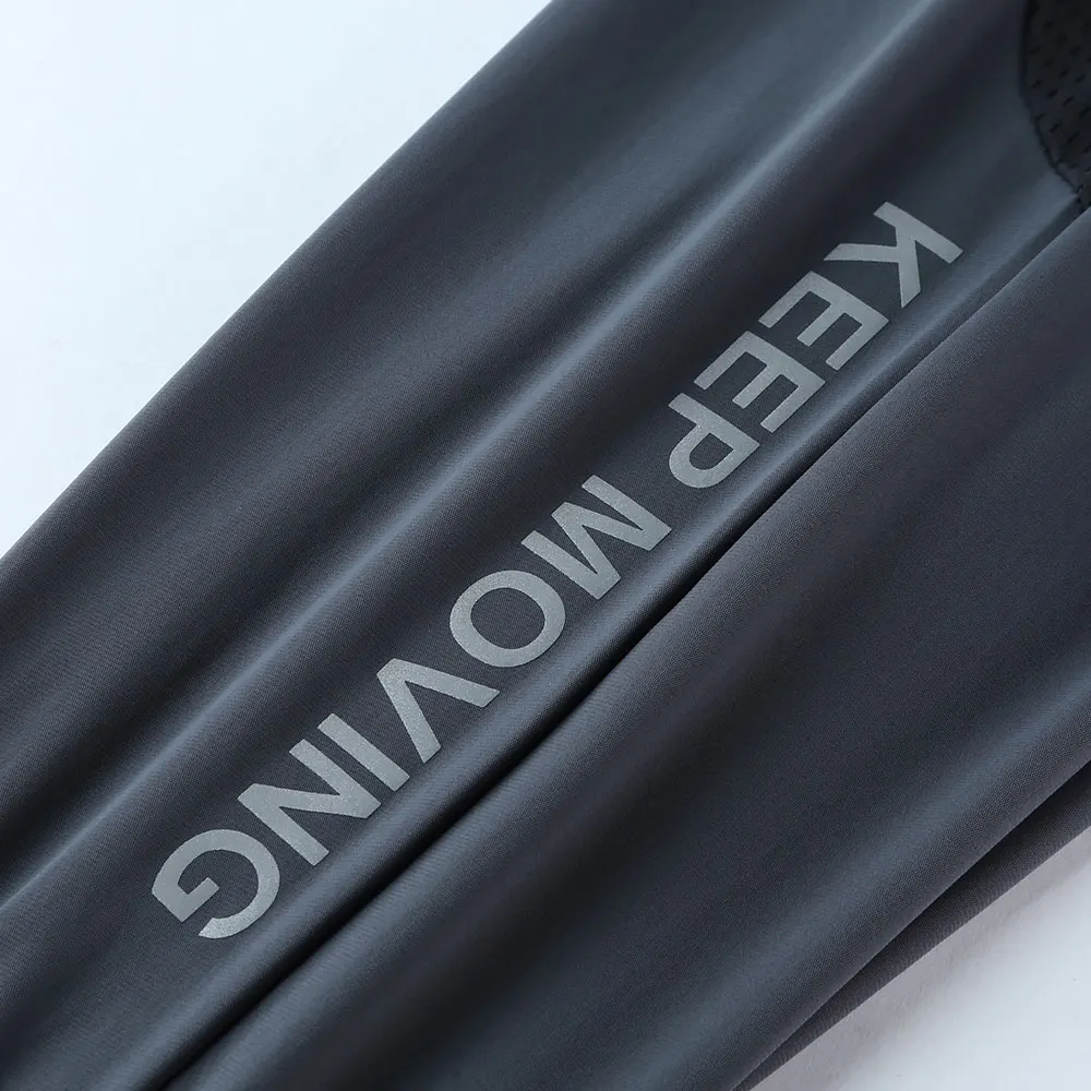 Быстросохнущие спортивные штаны для мужчин на молнии с карманами тренировочные