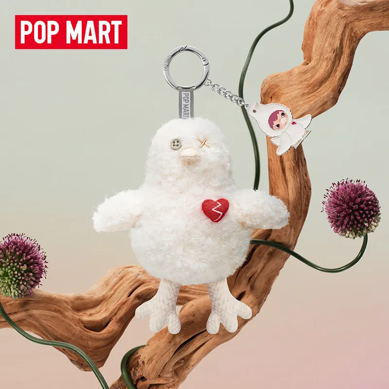 Фото Оригинальный POPMART: Серия Dear Birds, ароматизированная коробка-сюрприз, брелок-подвеска, декоративная кукла, освежитель воздуха для автомобиля, подарочная игрушка-сюрприз №2
