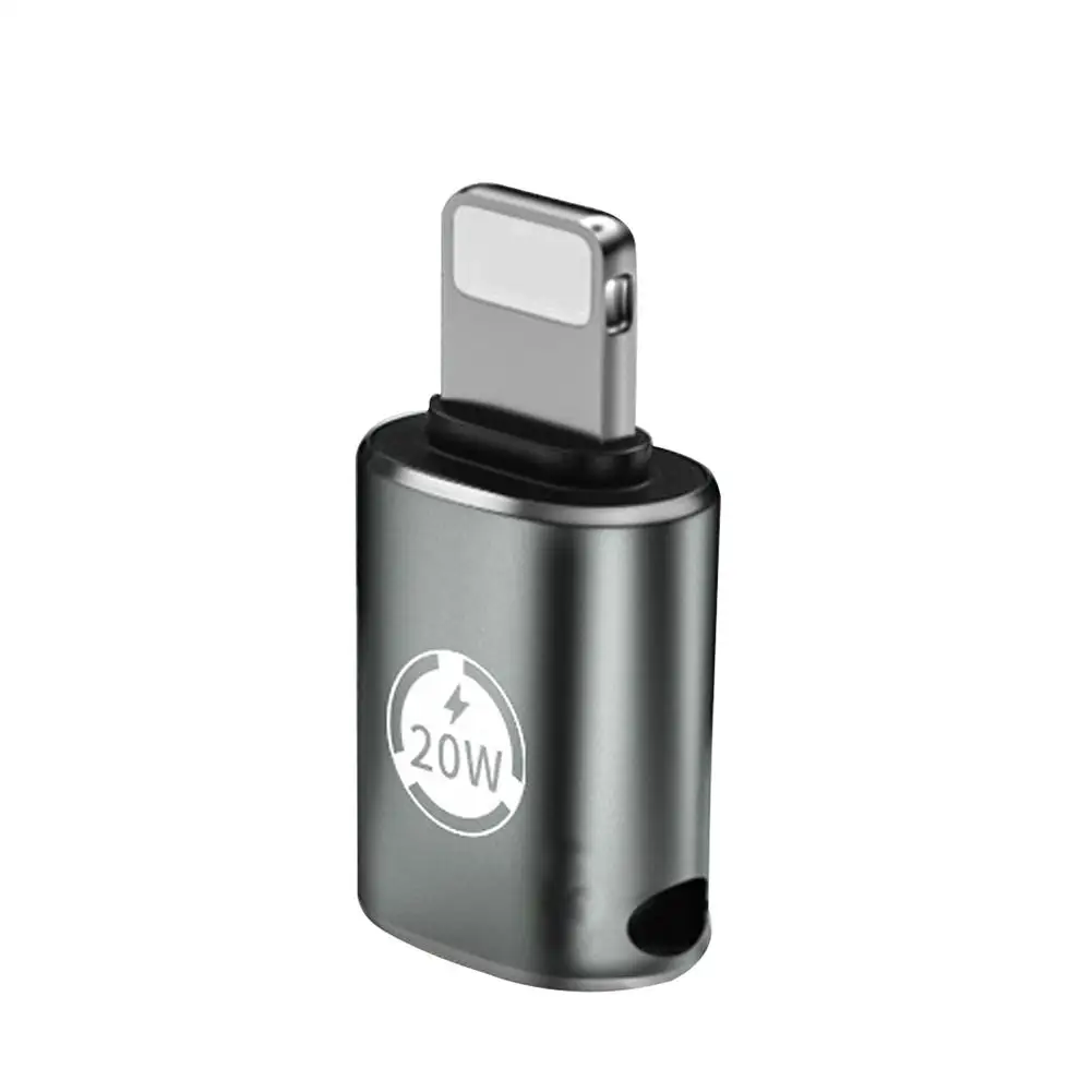 

Pd 20w Fast Charging Mobile Phone Adapter Type-c Female To Lighting Male Converter Data Transmission Connector for Iphone 12 13