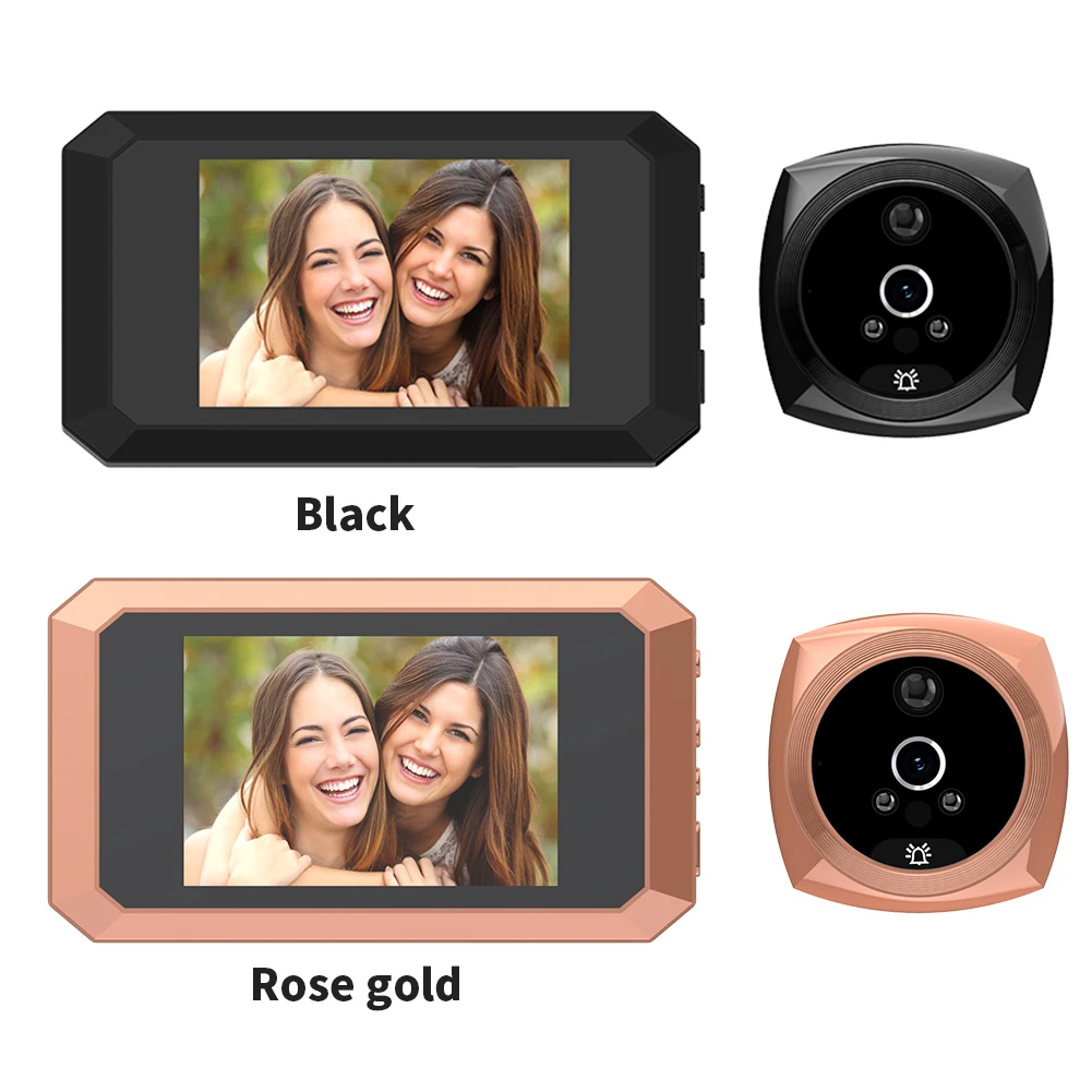 

4.1 inch LCD Display Doorbell Camera+Monitor Screen Video Surveillance Recorder 2PM Night Vision Smart 1080p Detection Device